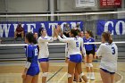 VB vs WSU  Wheaton Women's Volleyball vs Worcester State University. - Photo by Keith Nordstrom : Wheaton, Volleyball